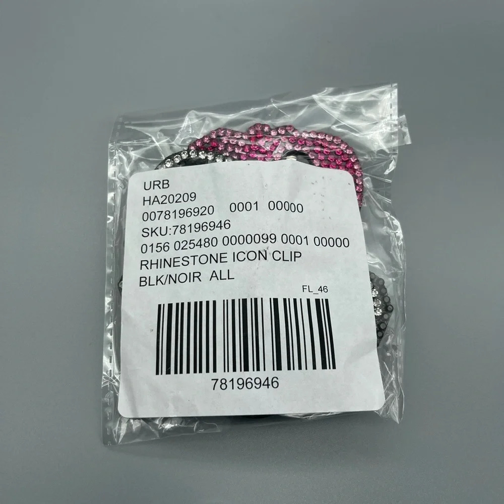 Urban Outfitters RHINESTONE ICON CLIP SET, NWT - Picture 5 of 5